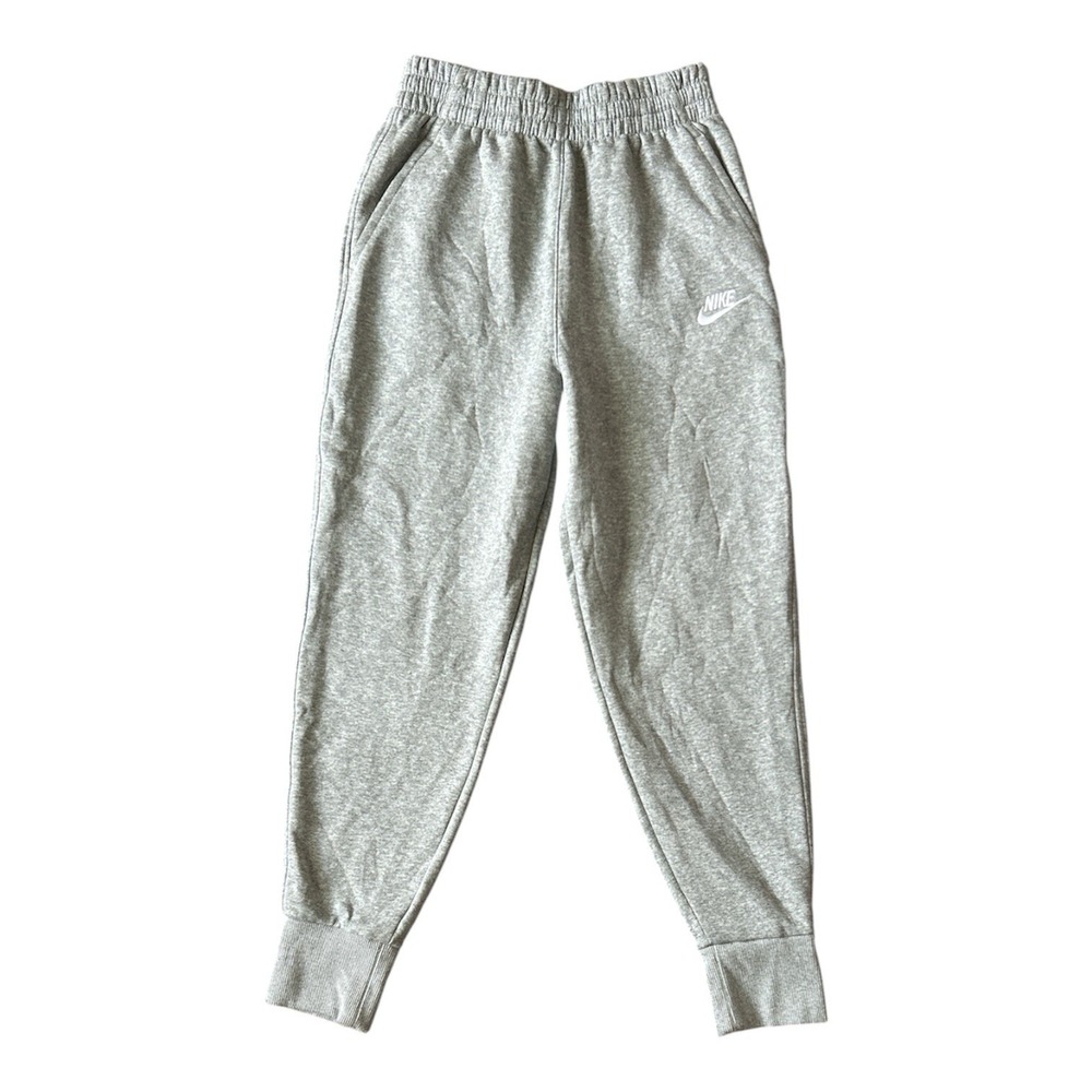 Big Kids Gray Nike Sportswear Club Fleece Joggers Brand New Size Large - Picture 4 of 10